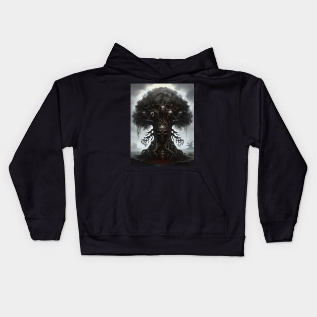 Skull Harvest Kids Hoodie by Dark Juliettes